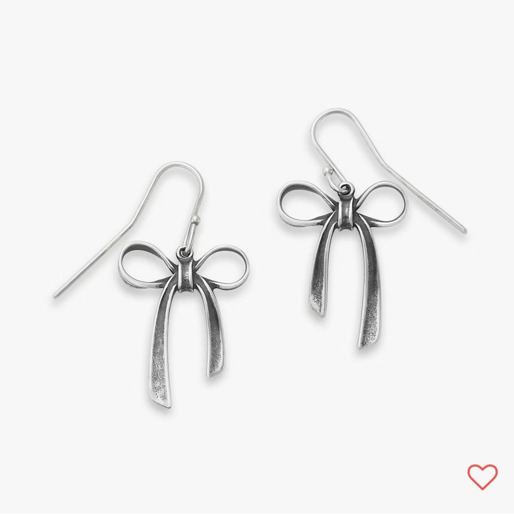 James Avery Bow Dangle Earrings